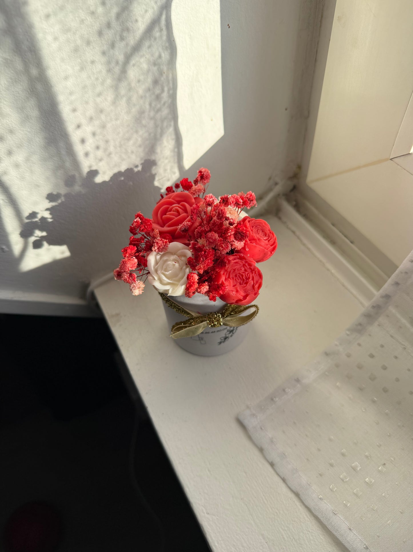 Bouquet de fondant rouge