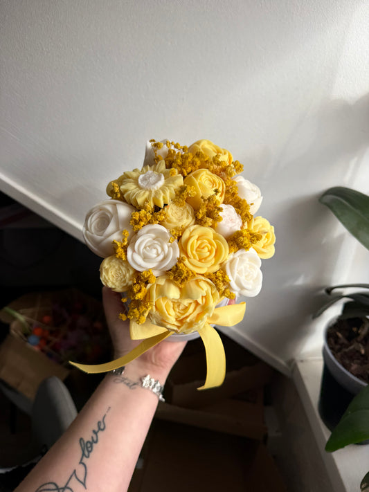 Bouquet jaune et blanc