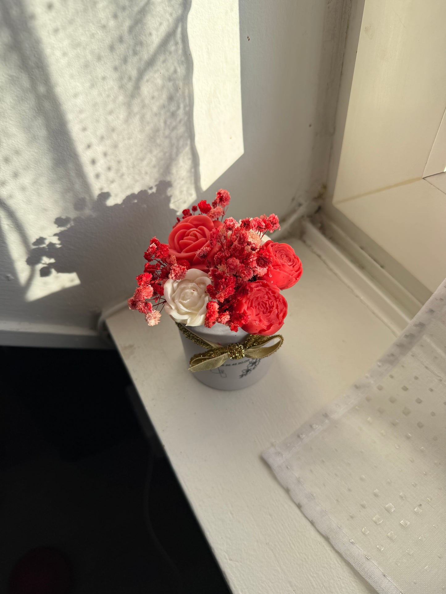 Bouquet de fondant rouge