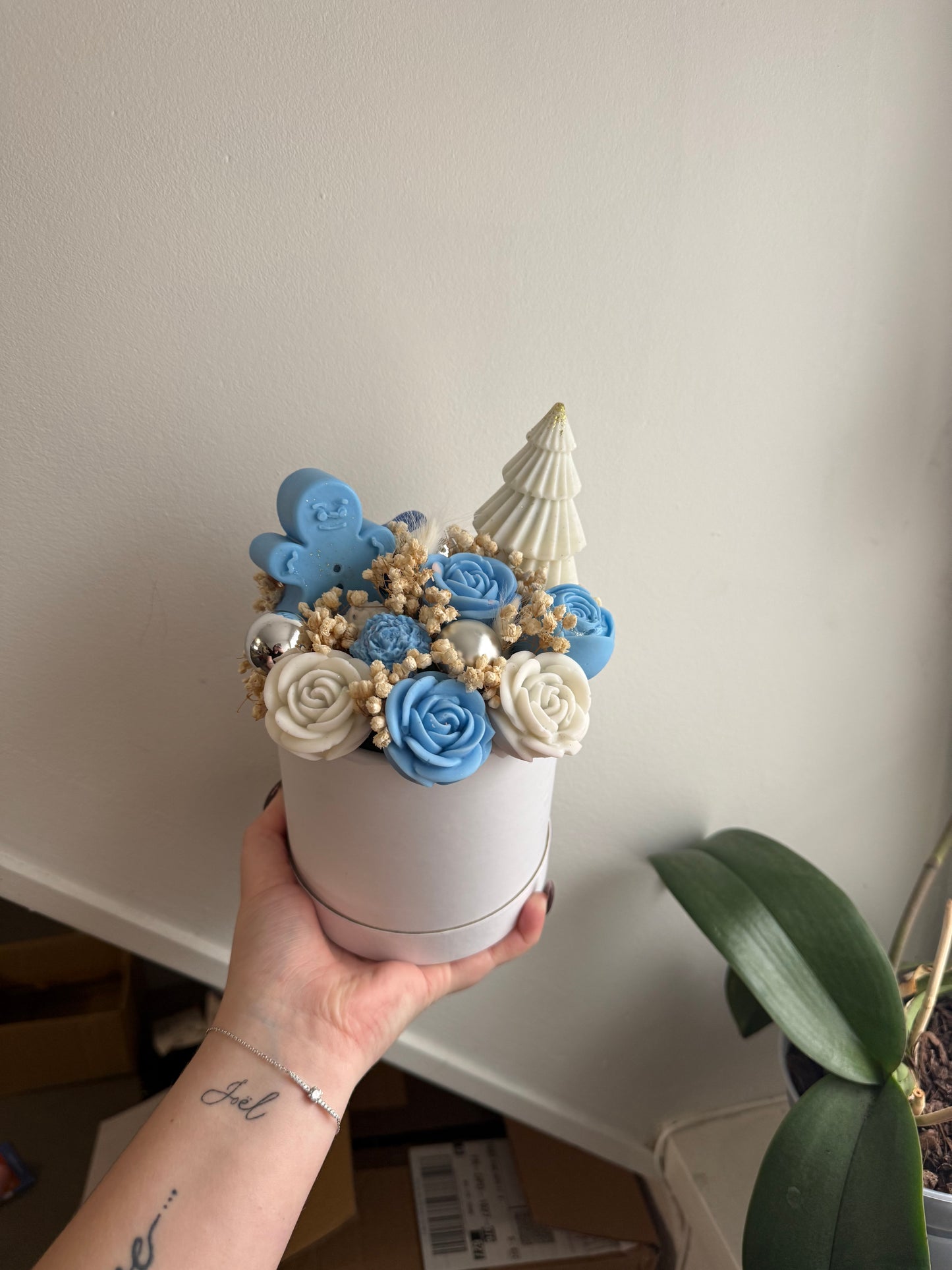 Bouquet bleu Noël