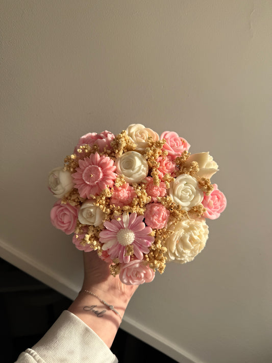 Bouquet rose et blanc