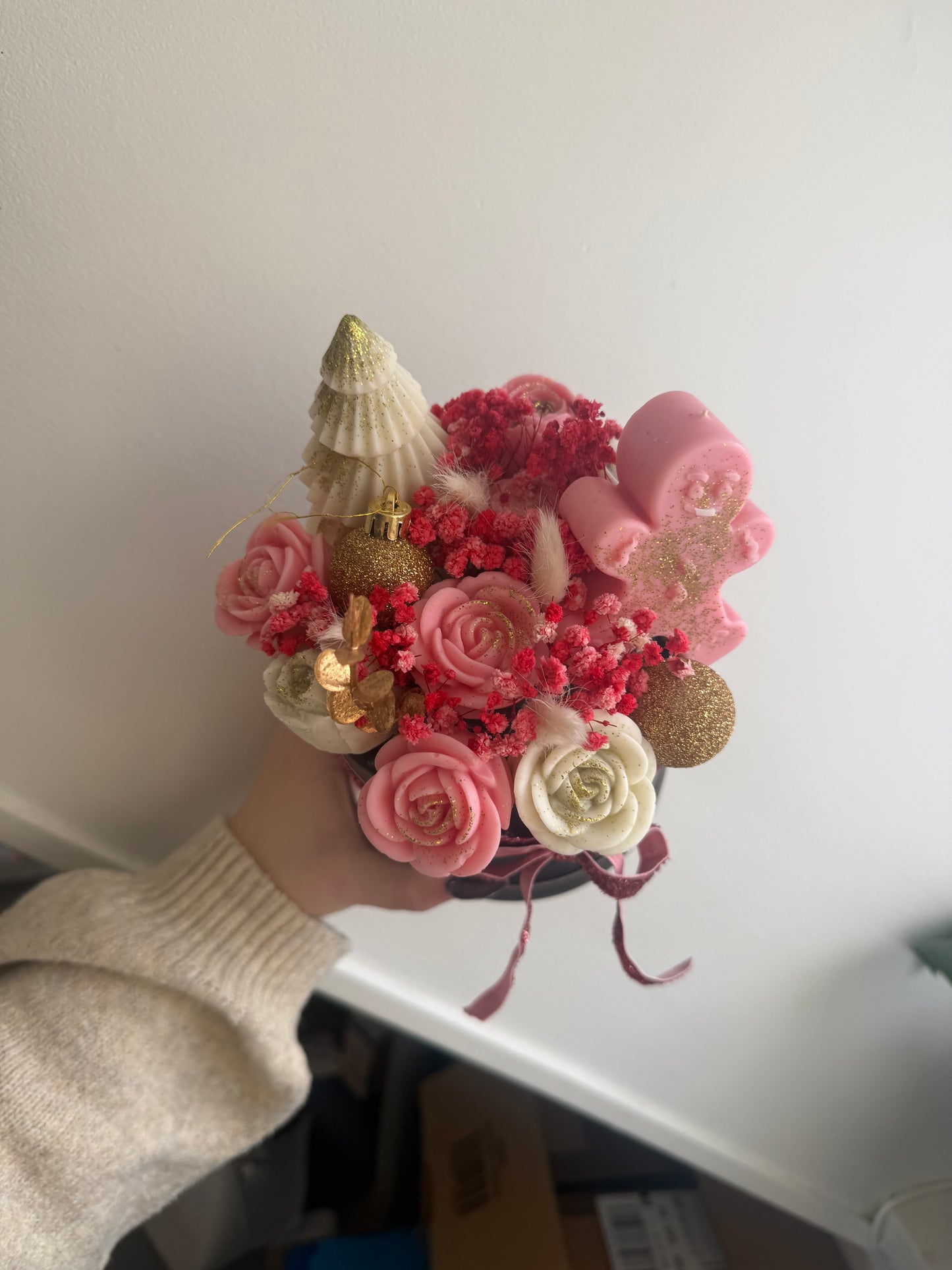 Bouquet rose Noël