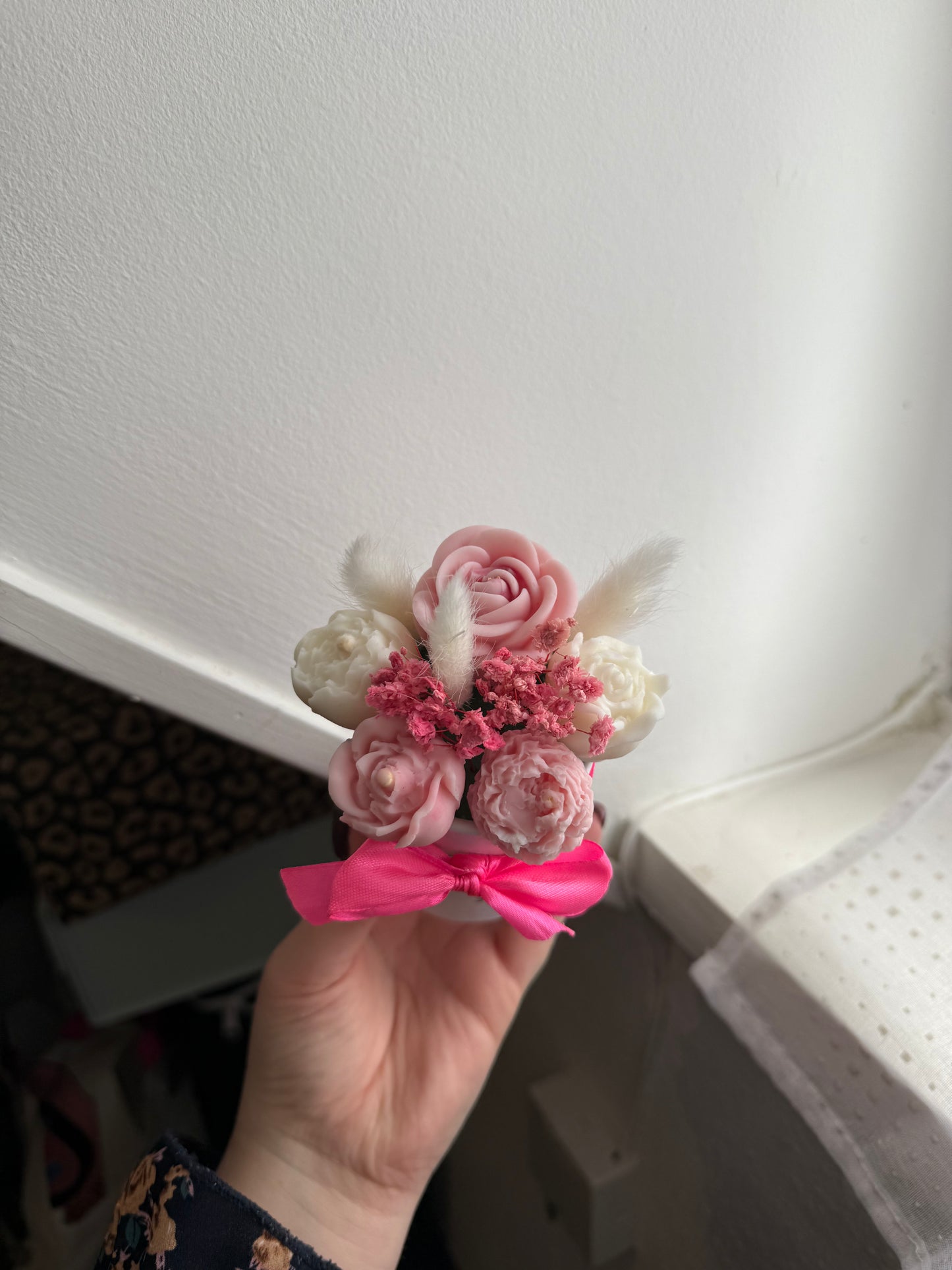 Petit Bouquet rose et blanc