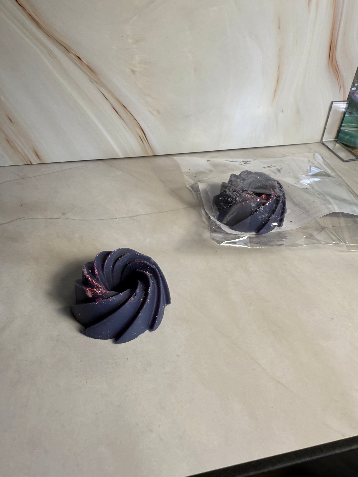Fondant framboise noir vanille