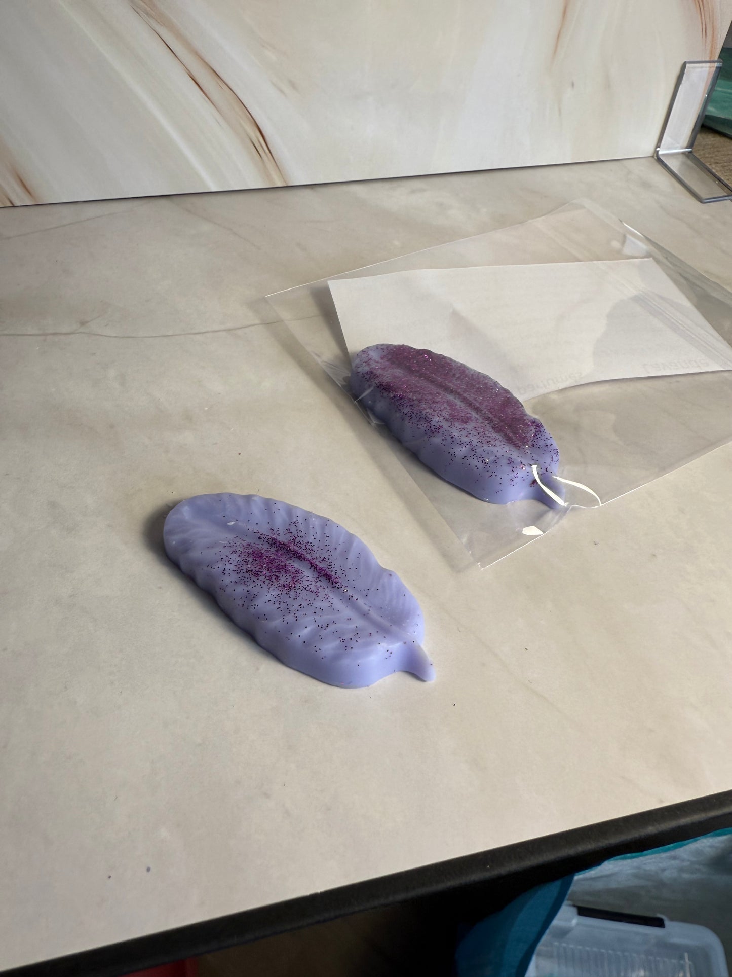 Fondant plume lavande